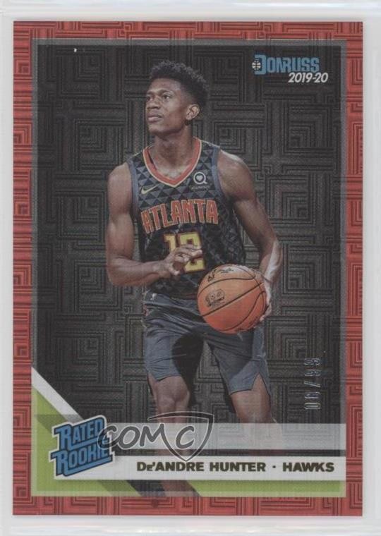 2019-20 Panini Donruss Rated Rookie Red Infinite 8/99 De'Andre Hunter #204 5i2