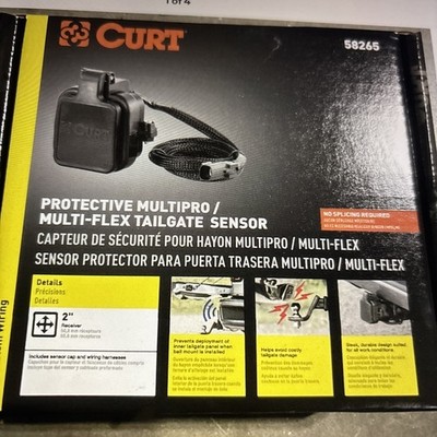 CURT 58265 Protective GMC MultiPro, Chevy Multi-Flex Tailgate Sensor for Towing