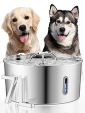 Dog Water Fountain for Large Dogs, 7L/236oz/1.8G Stainless Steel Dog Fountain...