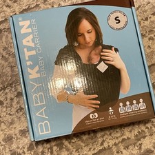 Baby K  Tan Baby Carrier Small Heather Grey