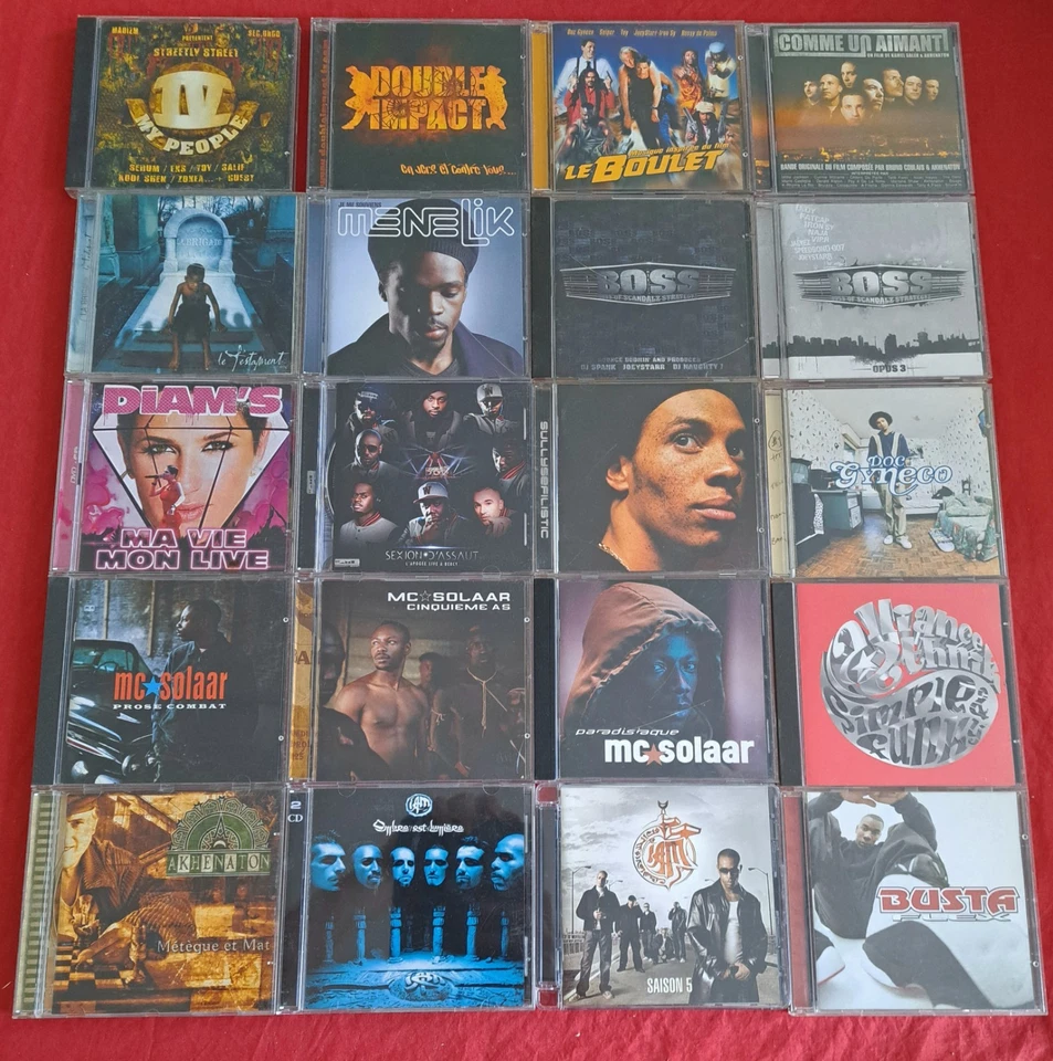 CD Rap Français [Lot 27 Albums + 10 Singles] Passi La Brigade IAM Driver *JRF - Photo 2/3