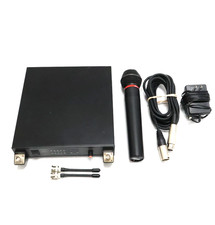 Audio-Technica ATW-R14 UHF Diversity Receiver w/Handheld Mic and XLR Cable Adapt