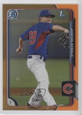 2015 Bowman Chrome Prospects Orange Refractor 13/25 Justin Steele #BCP159 0ii1