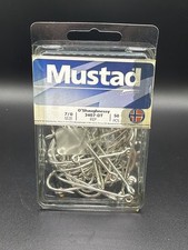 Mustad O'Shaughnessy 3407DT Hooks Size 7/0 50 Count
