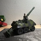 GI Joe Thunder Slugger Cannon Tank Vehicle Hasbro M112-A1 1984 W DRIVER FIGURE