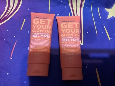 2~Get Your Glow On Skin-Brightening Peel Mask Papaya Citrus Formula 10.0.6 VEGAN