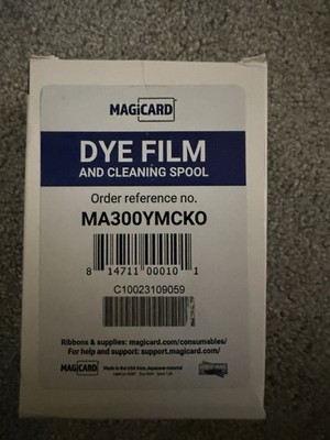 Genuine Magicard MA300YMCKO Full Color Ribbon Enduro, Rio Pro - 300 Print - New