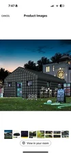Inflatable Marquee Cube Tent House Portable Night Club Room Disco Gazebo Tent