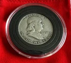 90% Silver,  1951 Franklin Half Dollar, In Capsule; FREE SHIPPING!