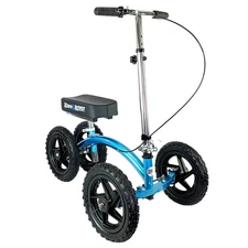 KneeRover® QUAD All Terrain Knee Scooter Metallic Blue