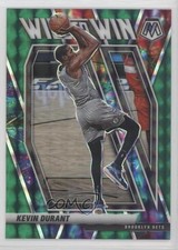 2020-21 Panini Mosaic Will to Win Green Mosaic Prizm Kevin Durant #1 11an