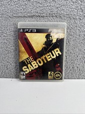 The Saboteur (Sony PlayStation 3, 2009, PS3) Authentic, Complete, Tested/works