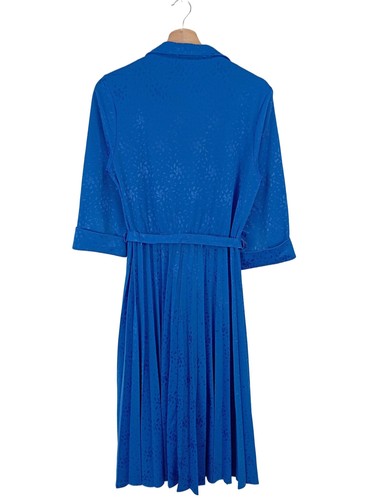 EUROFASHION Abito blusa camicia Donna Abito Taglia IT 46 blu stile casual - Foto 2 di 5