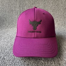Gorra Under Armour Project Rock Snapback Magenta púrpura gorra curva