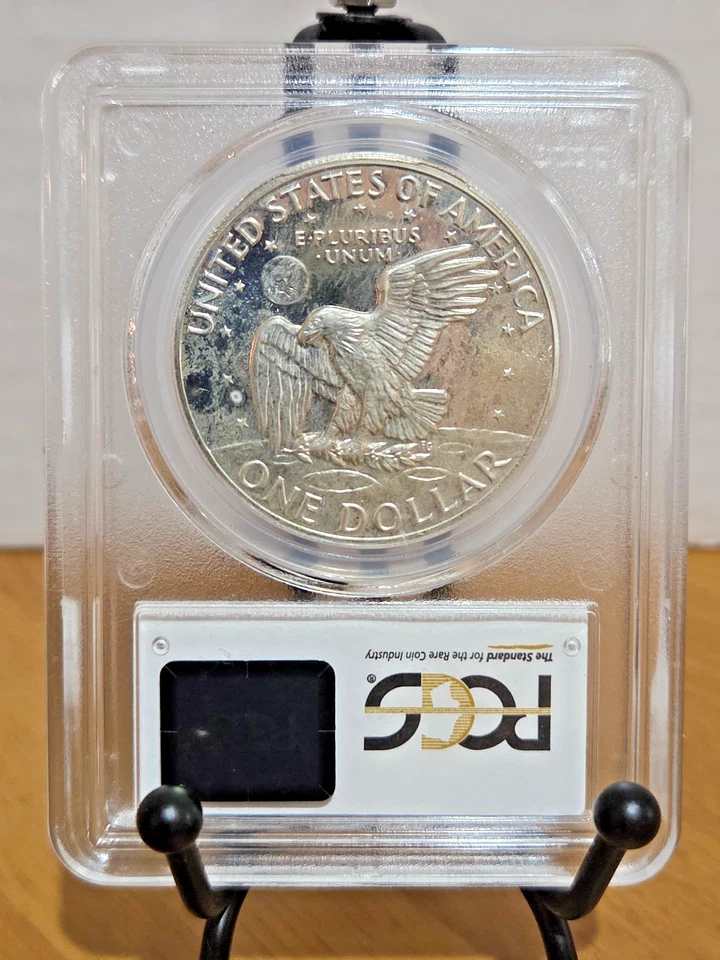 1971-S Ike Eisenhower Silver Dollar DDO FS-106 PCGS PR65DCAM #31331163 - Image 2 of 2