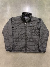 Patagonia Boys 16 - 18 Medium Ultralight Down Puffer Jacket Black