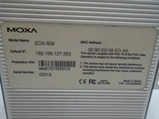THE MOXA GROUP EDS-508 ETHERNET SWITCH
