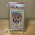 1991 SKYBOX TEAM CARD USA BASKETBALL PSA 8 Michael Jordan HOF Olympics USA Dream