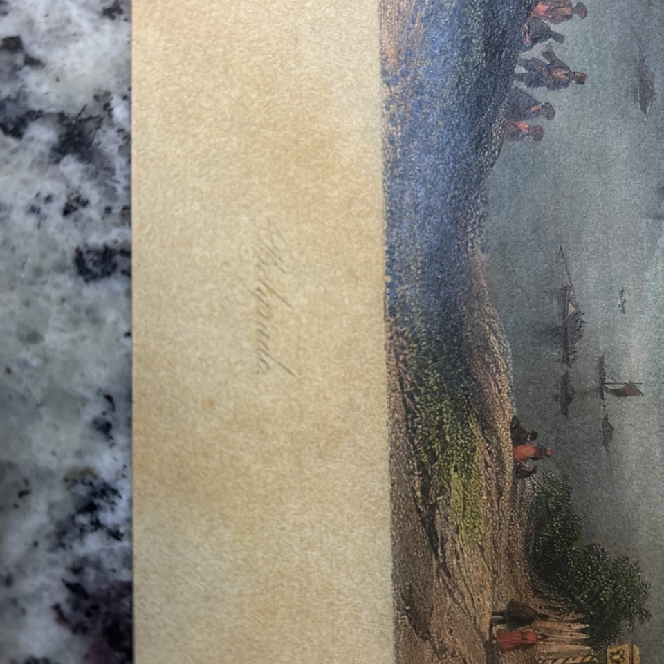 W.H. Grabado Bartlett - Belgrado - Impresión de placa a color - Grabado vintage Foto 2 de 4