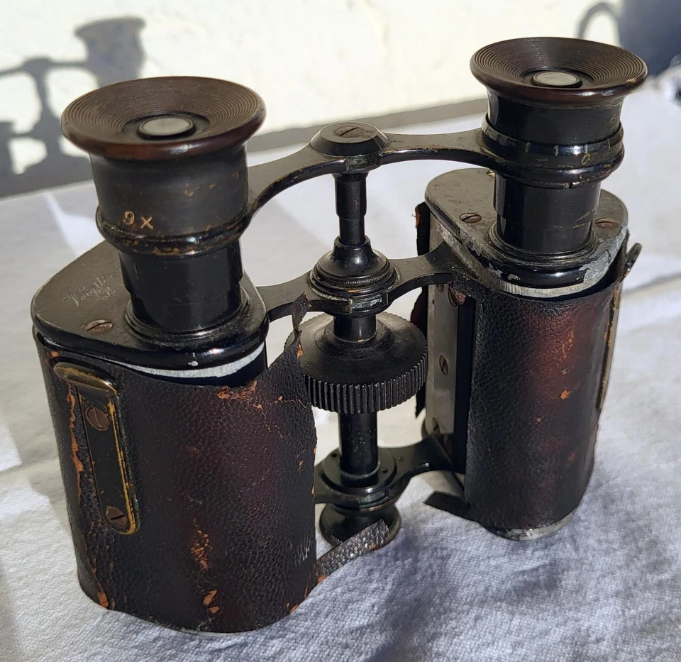 Voigtländer & Söhne Braunschweig 9x, sehr seltenes Fernglas um 1900 Antik - Bild 2 von 4