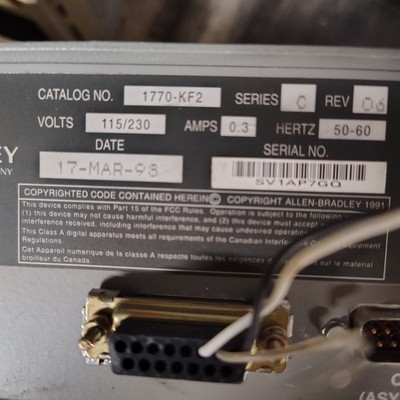 Allen Bradley 1770-KF2 Data Highway Communication Interface