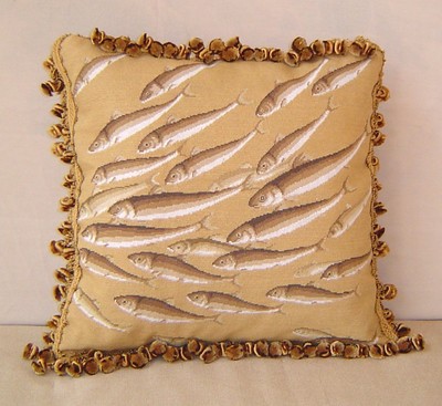 Download 20" Wool PetitPoint Pillows 15K NeedlePoint Pillows OVER $200 VALUE brown color | eBay