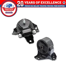 Fits 2006-2008 Hyundai Sonata 2.4L Front & Front Right Motor Mount 2pcs : A7162