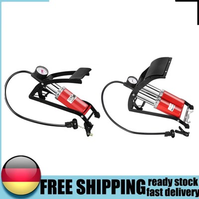 Portable Tire Inflator Double Tube Electric Inflator Pump for Motorbike Ball MTB