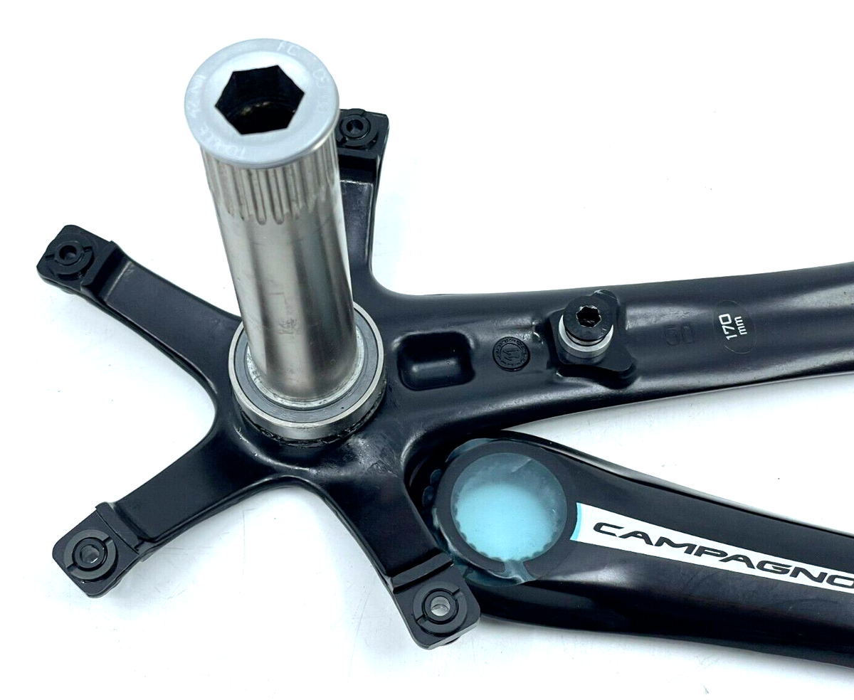 NOS Campagnolo Athena 11 Black Alloy Crankset 170mm Power NOS Campagnolo Athena 11 Black Alloy Crankset 170mm Power