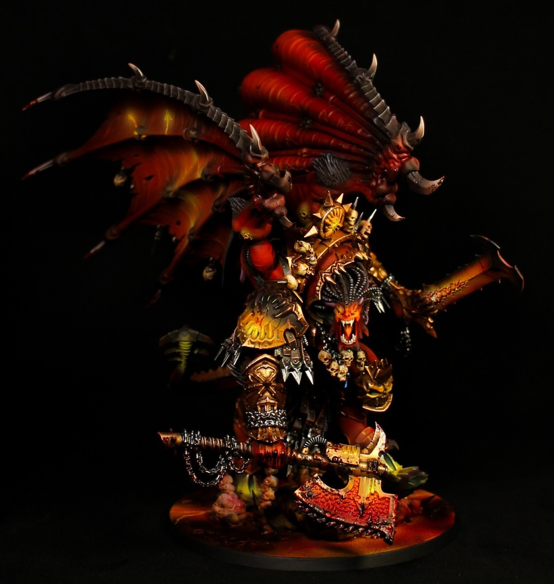 Angron, Daemon Primarch of Khorne World Eaters painted Warhammer