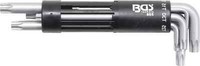 BGS 8X Torx WinkelschlüSsel T10-T50 Satz Extra Lang T-Profil Bohrung SchlüSsel