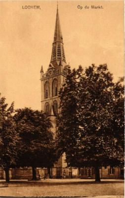 Old postcard AK LOCHEM Op de Markt NETHERLANDS (603084)