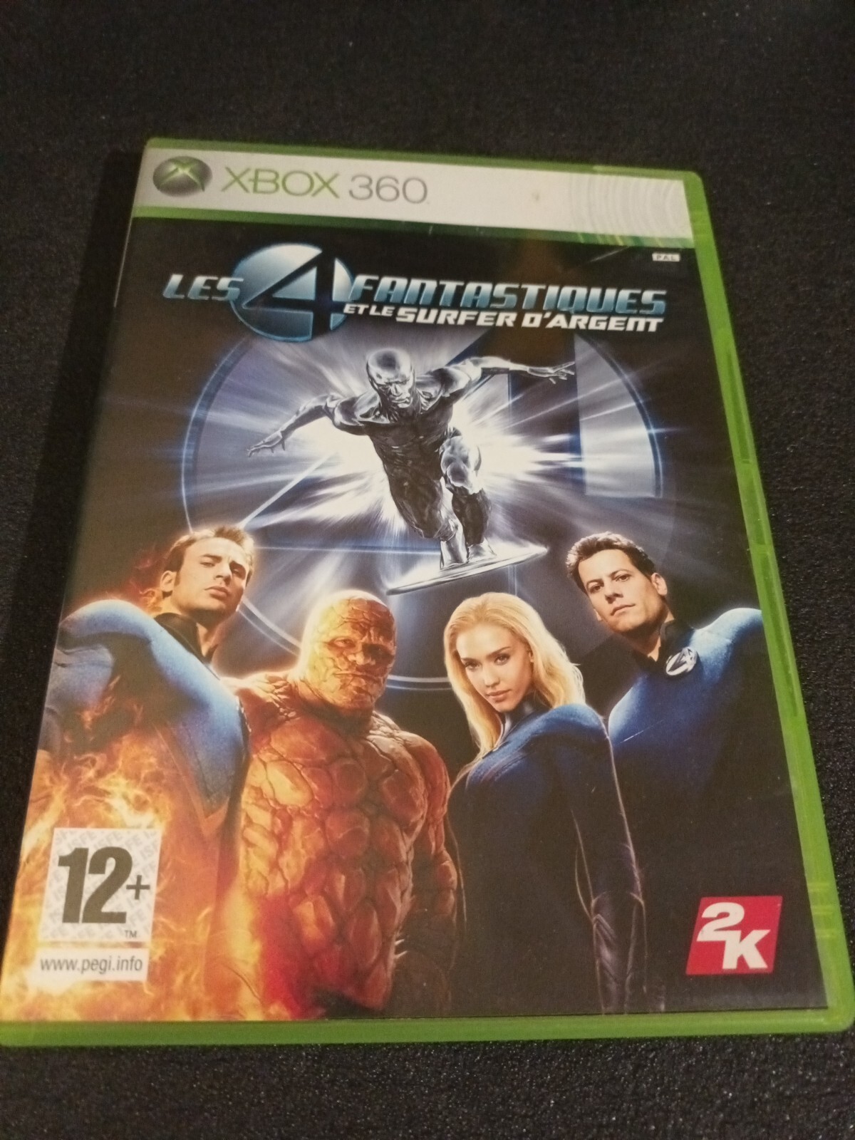 XBOX 360 les 4 quatre fantastiques et le surfer d'argent 