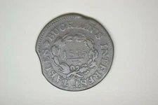 1835 Hard Times Token- Bucklin's Bookkeeping- VF with amazing Pedigree flip.
