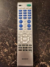 SONY RM-V210 Commander Silver Universal Remote Control TV VCR DVD CABLE Untested