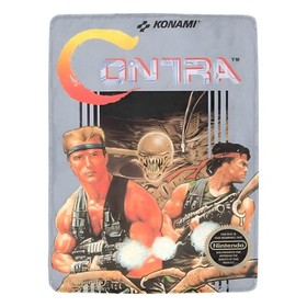 Vintage Style Retro Contra NES Box Nintendo Ultra-Soft Micro Fleece Blanket