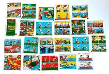 Vintage Lot Of 22 Bubble Gum Wrappers Inserts TIPI TIP