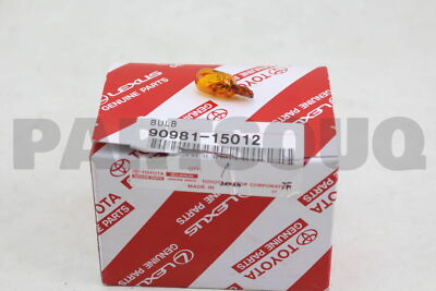 9098115012 Genuine Toyota BULB (FOR SIDE TURN SIGNAL LAMP