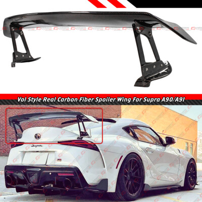 FOR 2020-26 TOYOTA SUPRA GR A90 A91 REAL CARBON FIBER VOL STYLE GT