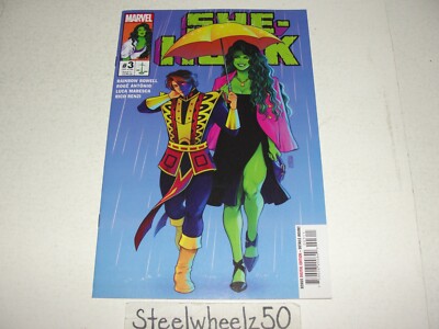 She-Hulk #3 Comic Marvel 2022 Jen Bartel Cover Jack Of Hearts Roge Antonio RARE