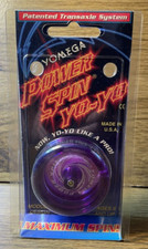 Yomega Vintage Power Spin Yo-Yo Collectible In Original Purple New in Package