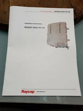 RAYCAP RUSDC-6267-PF-48 Installation Instruction Manual With Mounting Template 