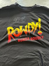 WWE Autographed Ronda Rousey XL T-Shirt