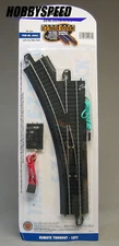BACHMANN E-Z TRACK HO REMOTE LEFT HAND SWITCH steel roadbed turnout BAC44461 NEW