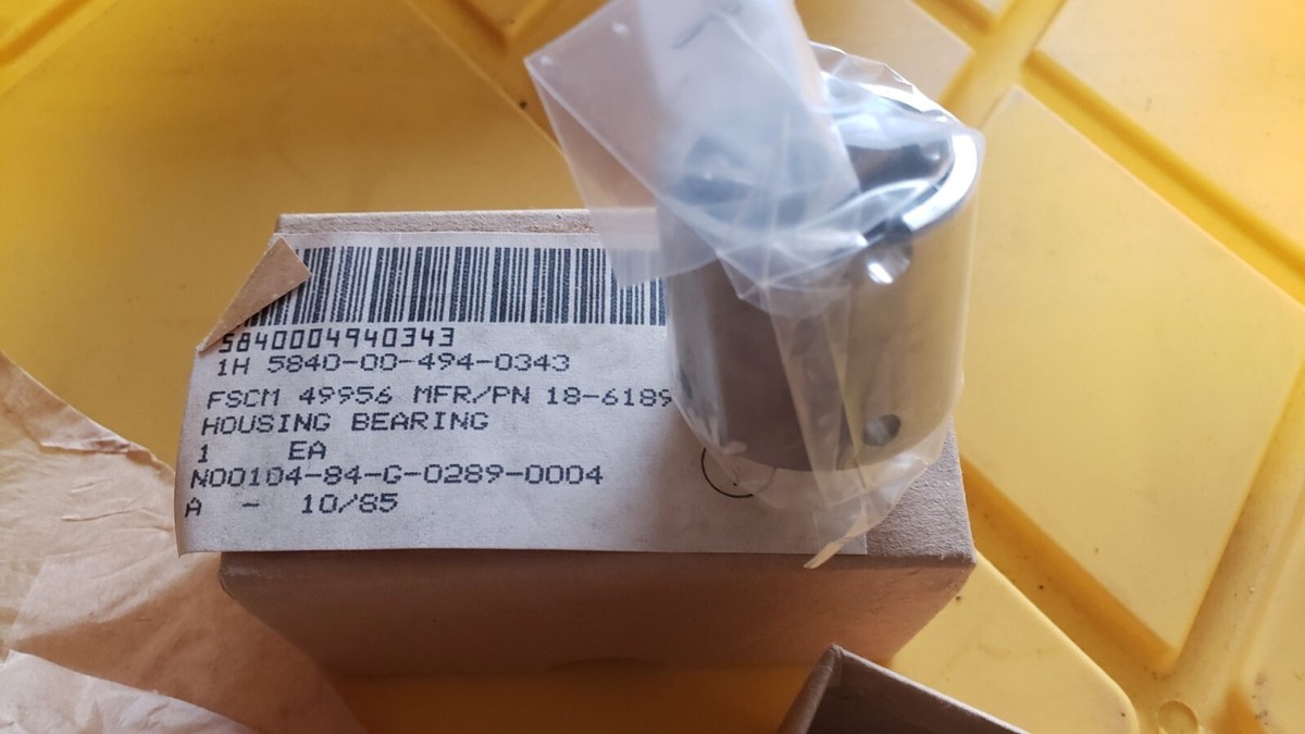 RAYTHEON BEARING HOUSE 18-6189P1 L18-6189P1 5840-00-494-0343 | eBay