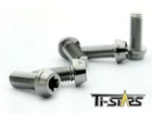 Bolt Screw M8x1.25 Torx Star Forged Titanium GR5  Taper 15mm-75mm Tistars x1