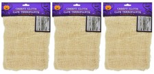New HALLOWEEN Scary Zombie Creepy Cloth 30 x 72 inches Beige Set of 3