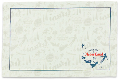 New Disney Parks Peter Pan Neverland Think Happy Thoughts Kitchen Placemat