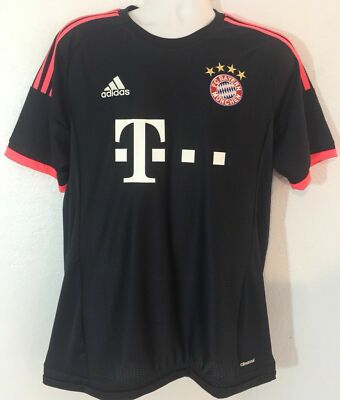 Adidas Large FC Bayern Munchen Mia San Mia Jersey Hot Pink Stirpes