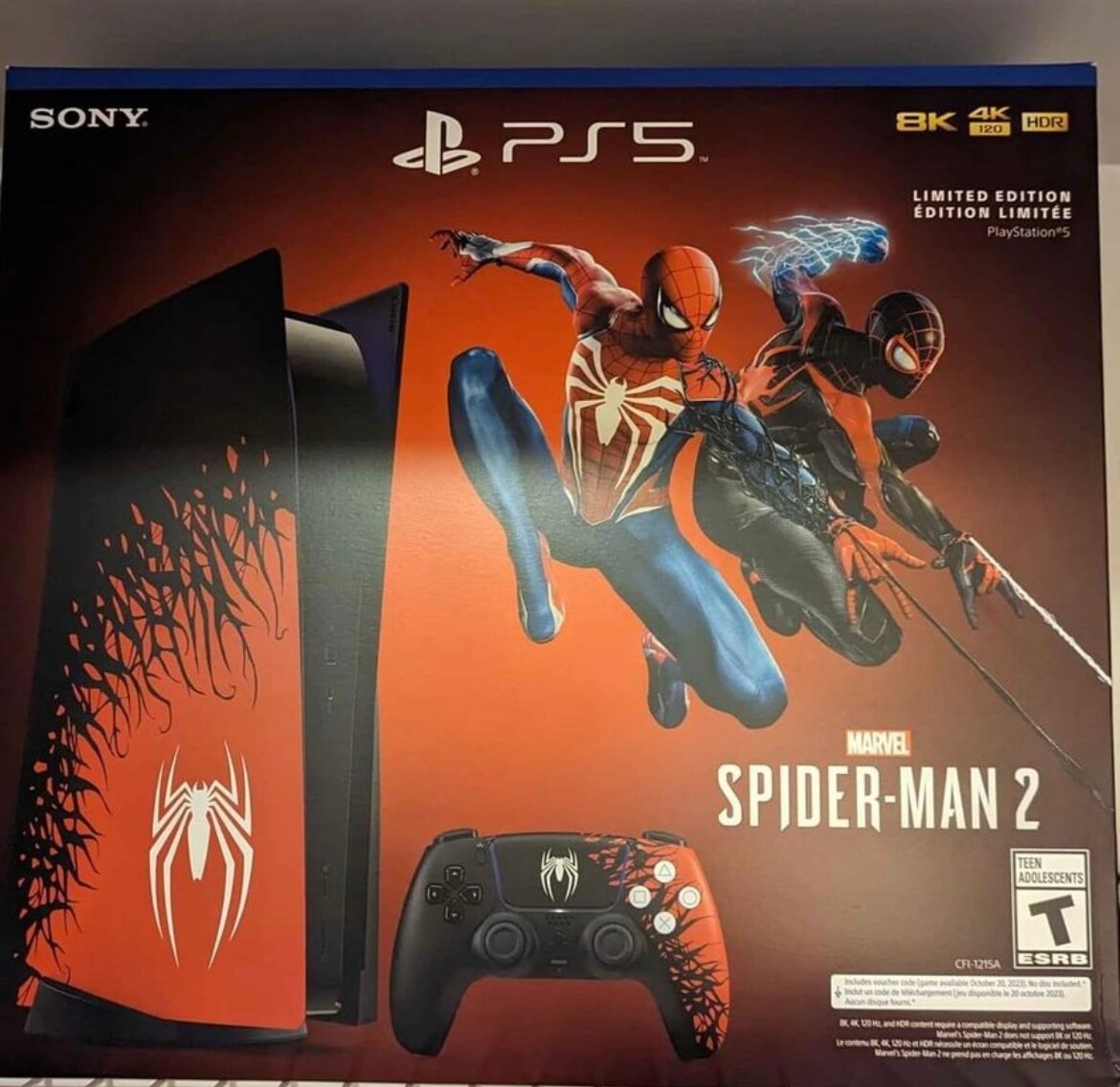 Like New PlayStation 5 Console Marvel's SpiderMan 2 Limited Edition